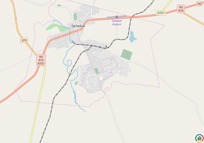 Map location of Matwabeng